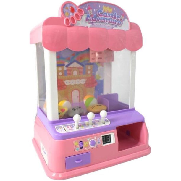 Máquina de garras grande para niños|Con Luz RGB|Música| Máquina de Garras | Máquina de Garras de Juguete |Máquina de Garras pequeñas|Mini Juego de Garras