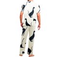 thumbnail image 3 of Conjunto De Pijama Shendy Vendy 2 Piezas Para Hombre Elegante Camisa Pantalon, 3 of 4
