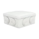 thumbnail image 5 of 20 Pzs Caja Estanca Conos CCTV Presion 10x10x5.5 IP55 blanco 10cm, 5 of 5