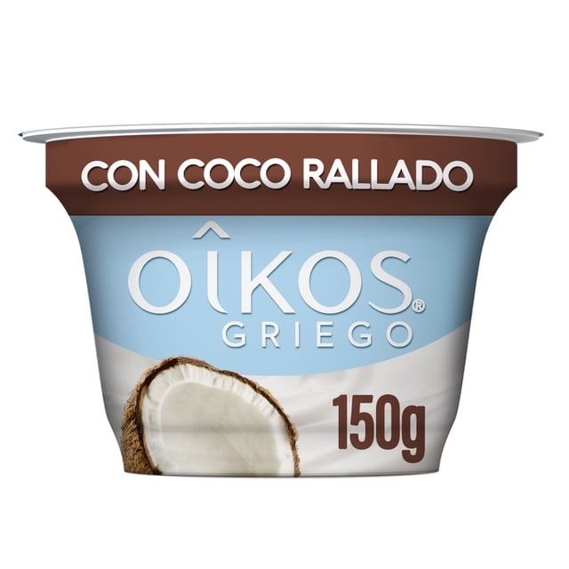 Yoghurt griego Oikos con coco rallado 150 g