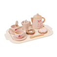 thumbnail image 2 of Fiesta del té de para niños pequeños, juego de té de de madera, juego de té de desarrollo para niñas pequeñas, juguete para niños, 2 of 9