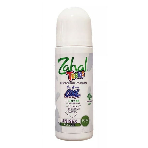 Desodorante Teens Natural Zahal para adolecentes con aroma 90 ml