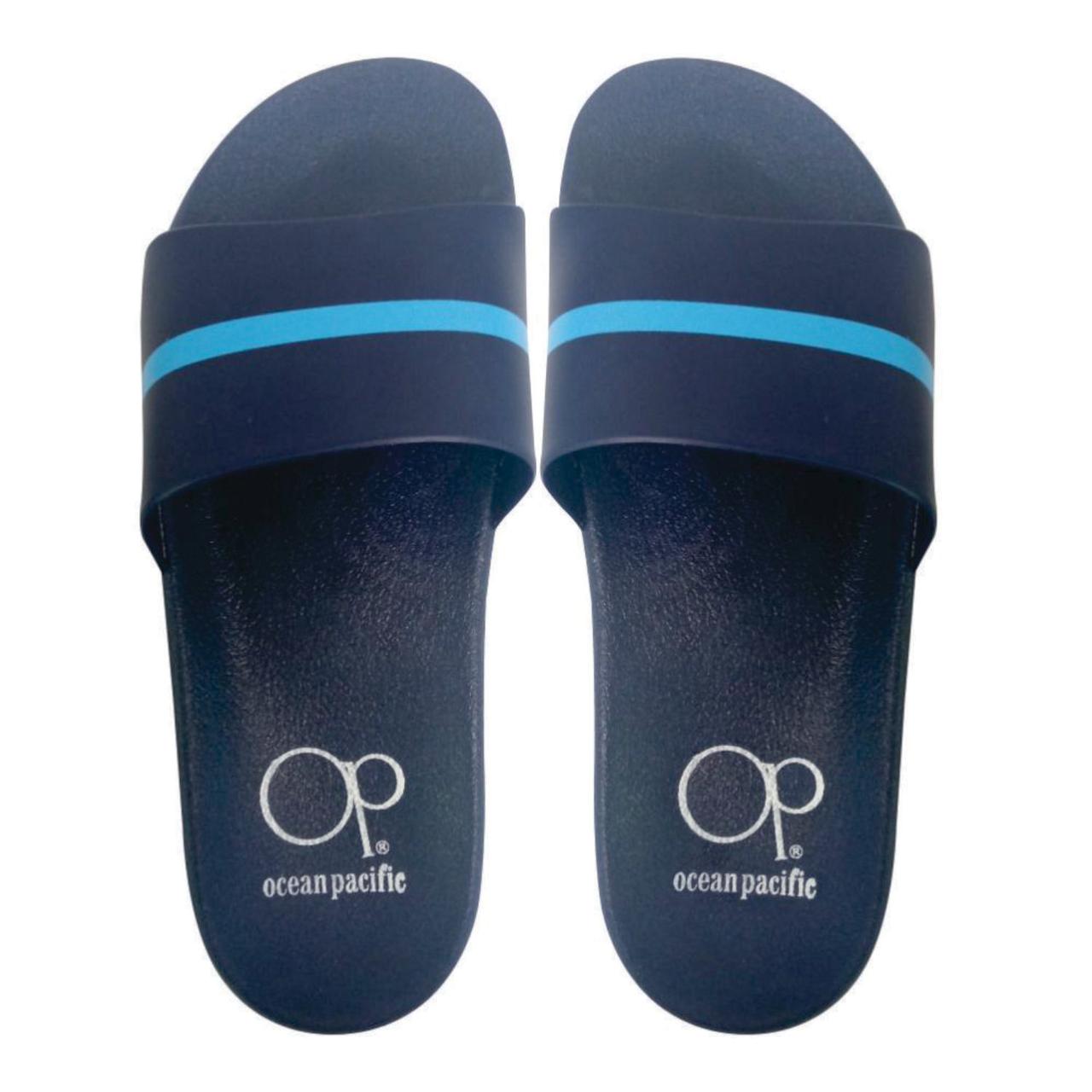 Sandalia Op Talla 28 Caual con Franja Azul