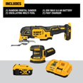 thumbnail image 2 of Juego de herramientas DEWALT 20V MAX Lijadora orbital y oscilante, 2 of 4