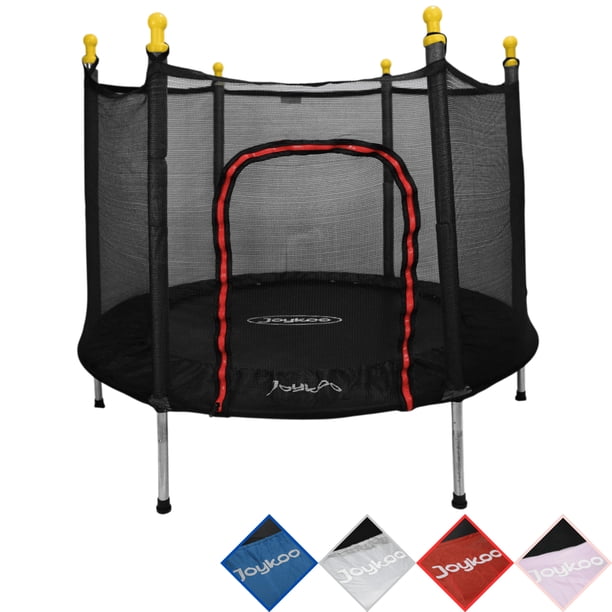 Trampolín Infantil Brincolín 140 cm 55 Pulgadas con Red de Seguridad hasta 50 kg con 36 Resortes de Acero Galvanizado