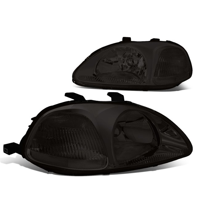 Faros delanteros y luces de esquina DNA MOTORING Honda Civic 1996‑1998 Ahumado/Claro