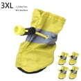 thumbnail image 1 of Botas Impermeables para Perros Pequeños - Zapatos Antideslizantes Reflectantes con Protección para Las Patas y Correas Ajustables, Paquete de 4 Botitas Amarillas para Mascotas, 1 of 7