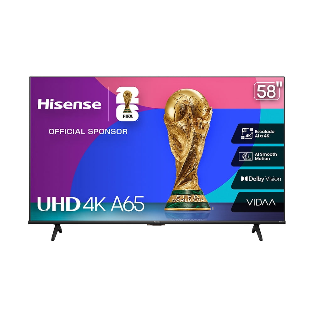 TV Hisense 58 pulgadas 4K Ultra HD Smart TV LED 58A6NV