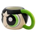 thumbnail image 3 of Taza Grande de Cerámica, Diseño Esculpido en 3D, Chicas Super Poderosas, Modelo Bellota, Capacidad 591 mililitros, 3 of 4