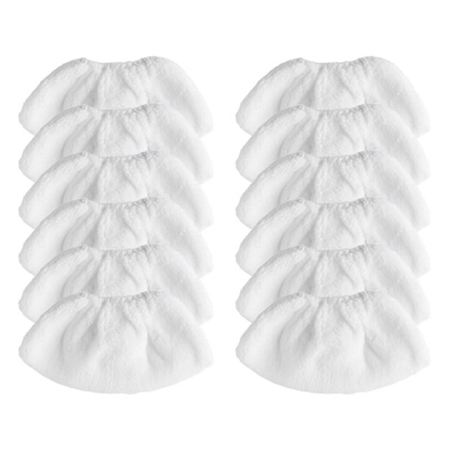 12 Piezas de Limpiador de Vapor para SC Series SC1 / SC2 / SC3 / SC4 / SC5 Accesorios de Limpiador de Vapor Cubierta de Toalla