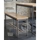 thumbnail image 3 of Juego de Comedor Moderno EKE Life Home Tipo Industrial con Mesa y 2 Bancas para Comedor, Cocina o Departamento, 3 of 8