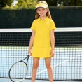 thumbnail image 4 of Conjunto de 3 piezas para niños y niñas: blusa de manga corta, uniforme escolar, camiseta deportiva, suave, transpirable, informal y bonita, como se muestra en la imagen, paquete de 3, de 2 a 15 años., 4 of 5