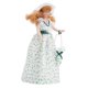 thumbnail image 4 of Muñeca miniatura de porcelana a escala 1:12 con vestido verde para mujer. Elegante accesorio para casa de muñecas., 4 of 14