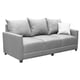 thumbnail image 3 of Sofa El Bazar Store Atlanta Lino Gris Plata 3 plazas Modular Moderno, 3 of 4