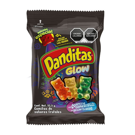 Gomitas Panditas Glow in the Dark 52.5 g