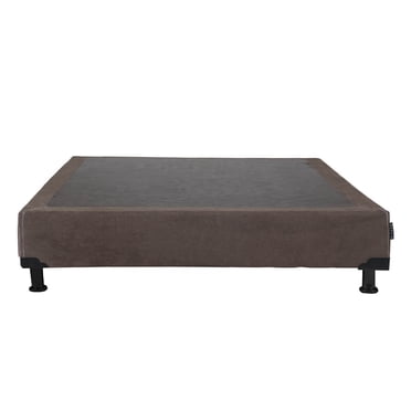 Box Base Cama Individual + Cabecera Nube Chocolate Dicasa Bless ...