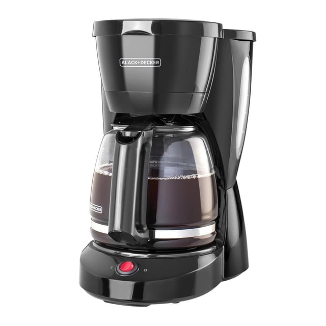 Cafetera Black & Decker 12 Tazas Negra CM0910BKD