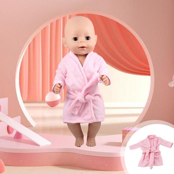 Juguetes de piscina, juguetes para bebés, juguetes para niños pequeños, chalecos de terciopelo para muñecas de invierno de 18 pulgadas, chaqueta vaquera, conjunto de tres piezas, mono, accesorios de r