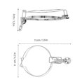 thumbnail image 2 of ELAYARD 3Ud Clips De Para De Conservas Material Acero Inoxidable Color Plata, 2 of 8