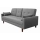 thumbnail image 3 of Sofá Cama Reclinable El Bazar Store Cancún Lino Gris Plata Brazos Separados Respaldo Abatible, 3 of 7