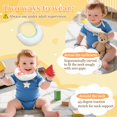 thumbnail image 4 of Posicionador Corporal POWYS para Bebé 46 cm Blanco Ajustable, 4 of 6