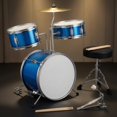 thumbnail image 2 of perfecl Kids Drum Set Drum Kit with Stool Durable Educational Percussion Instrument for Beginners, 2 of 7