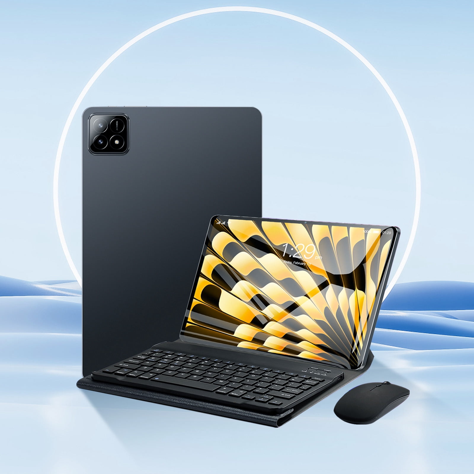 Tabletas de 10,1 pulgadas Android 14, tableta PC HD, pantalla ultradelgada, Bluetooth, WiFi 2,4G/5G, compatible con tarjeta de expansión, capacidad de batería de 10000 mA, tableta de 16 MP + 32 MP.