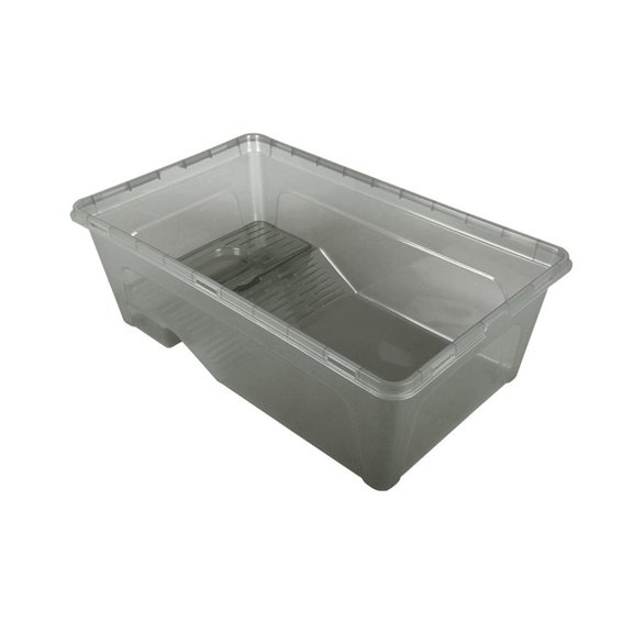 Tanque de tortugas, caja de tanque de acuario para reptiles, accesorios de cría en , hábitat duradero de tortugas para cangrejos ermitaños ranas Negro M