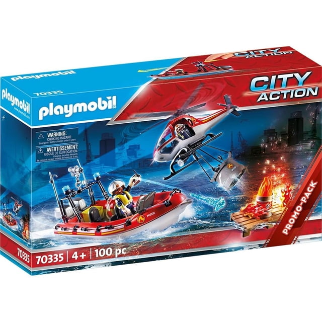 Acción Rescate Playmobil City Action 100 Piezas
