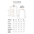 thumbnail image 5 of Camisa de Vestir Manga Larga Azul Cielo Slim Fit Para Hombre, 5 of 5