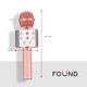 thumbnail image 2 of Microfono Karaoke Inalambrico Con Bluetooth y Bocina Altavoz RoseGold Marthing Micrófono Bluetooth Con Mezclador Bocina Recargable Diversion y Entretenimiento Actividades de Karaoke y Familiares, 2 of 10