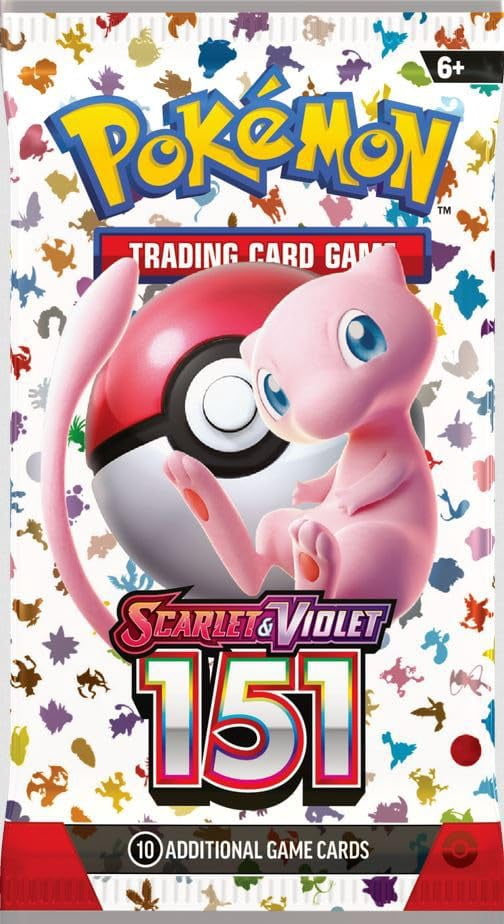 Paquete de refuerzo Pokémon Scarlet & Violet 151 con 10 cartas