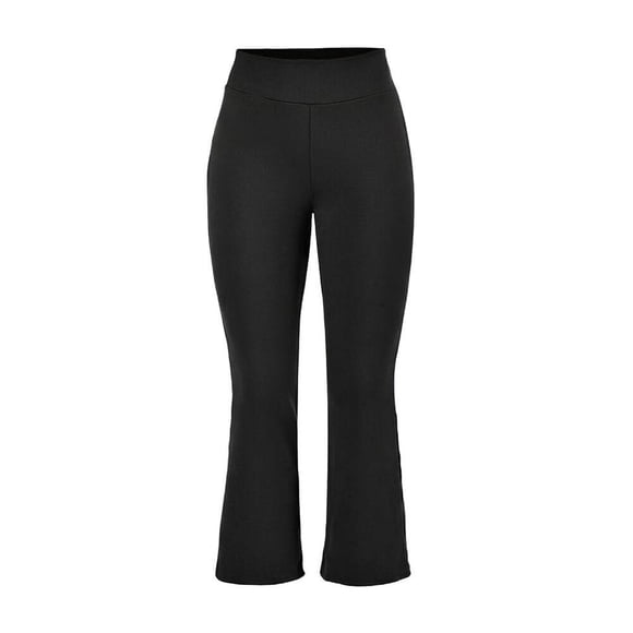 Legging Simply Basic para Mujer, Flare Negro Talla CH