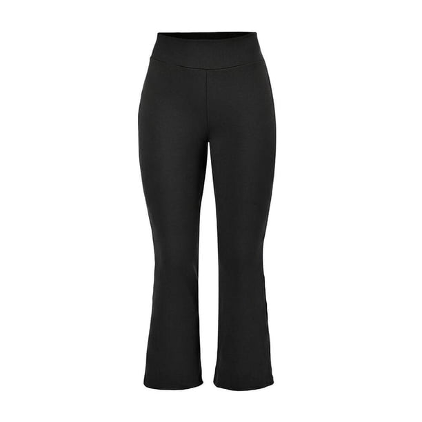 Legging Simply Basic para Mujer, Flare Negro Talla CH