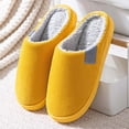 thumbnail image 1 of Pantuflas de algodón para uso doméstico | Zapatillas cálidas para parejas | Zapatos sin cordones para caminar, tanto para mujeres como para hombres, 1 of 4