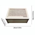 thumbnail image 3 of Caja de dinero de madera con mostrador - Caja de almacenamiento de efectivo de gran capacidad para objetivos de ahorro - Caja de ahorro portátil, 3 of 3