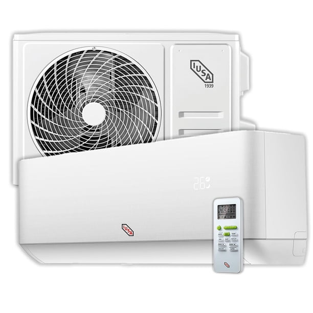 Aire Acondicionado Tipo Mini Split Frío y Calor IUSA 115V blanco
