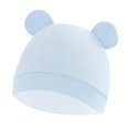thumbnail image 4 of Gorros para bebés con orejas de oso, sombrero para bebé recién nacido, disfraces, accesorios de fotografía para recién nacidos Azul, 4 of 8