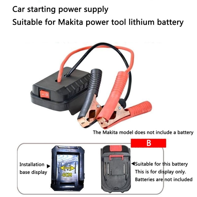 FloHua Lightweight ABS & Copper Car Battery Jump Starter - Multifunctional with Dual USB Ports, Portable & Powerful, Ideal for Trucks, SUVs & Cars