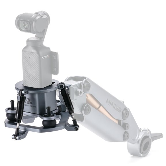 Cabezal Antivibraciones Tilta para DJI Osmo Pocket 3/4 – Titanio
