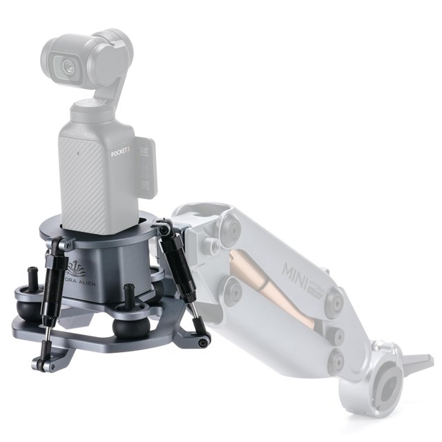Cabezal Antivibraciones Tilta para DJI Osmo Pocket 3/4 – Titanio