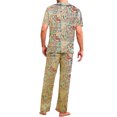 thumbnail image 3 of Conjunto De Pijama Shendy Vendy 2 Piezas Para Hombre Elegante Camisa Pantalon, 3 of 4