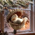 thumbnail image 3 of Adornos navideños Chopper de 8 cm con diseño de animales del bosque, para árbol de Navidad, regalo navideño, decoración colgante, decoración de jardín, decoración navideña y de Halloween., 3 of 6