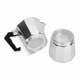 thumbnail image 2 of Cafeteras, artículos esenciales para dormitorios, cafetera italiana de aluminio para moka, cafetera europea, cafetera octogonal para moka, artículos para mejorar el hogar, regalos de cumpleaños para h, 2 of 3