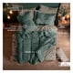 thumbnail image 5 of Set Edredón King Size con Funda De Almohada y Sábanas 7 Pzas Real Textil Oliva - Militar, 5 of 8