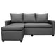 thumbnail image 4 of Sala Esquinera Modular El Bazar Store Vancouver Gris oxford 175x130 cm Sofa Lado derecho ó izquierdo Económica, Tela Lino, 4 of 7