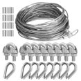 thumbnail image 1 of Luxshiny Cable Metálico Para Tendedero Con Flexible Y Fijación Segura Color Plata, 1 of 8
