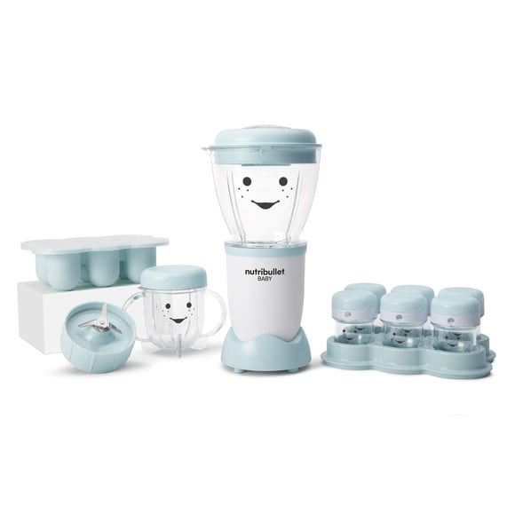 Procesador de Alimentos NutriBullet NBY-50100 32 Onzas Blanco Azul Transparente