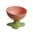 thumbnail image 2 of Cats Food Bowl Large Capacity Pet Food Bowl Cute Drinking Bowl For Cats To Protects The Neck, 2 of 6