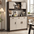 thumbnail image 1 of Zocalo Alacena de Cocina 120 cm con 3 Cajones y Gabinetes de Almacenamiento, Beige, 1 of 11